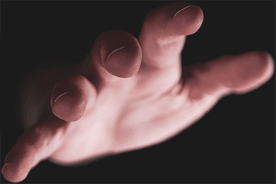 hand over crystal ball