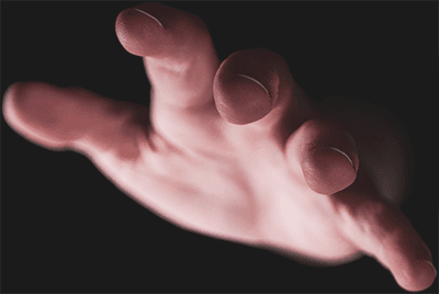 hand over crystal ball